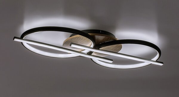 Rabalux 98071403 LED přisazené stropní svítidlo Arash | 40W integrovaný LED zdroj | 2200lm | 3000+4000+6500K