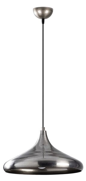 Závěsné svítidlo ve stříbrné barvě s kovovým stínidlem ø 35 cm Nile – Opviq lights