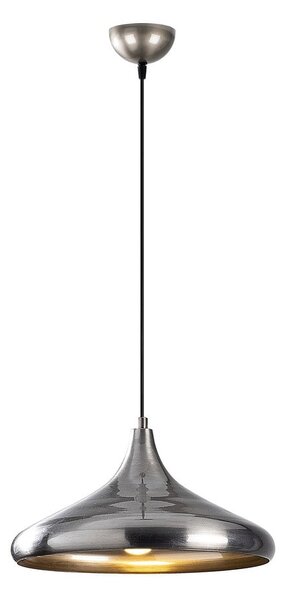 Závěsné svítidlo ve stříbrné barvě s kovovým stínidlem ø 35 cm Nile – Opviq lights