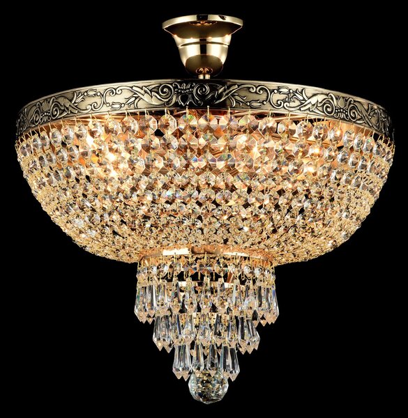 Maytoni Křišťálový lustr PALACE, 5xE27, Ø 40 cm