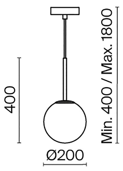 Maytoni Závěsné svítidlo BASIC, 1xE14, Ø 20 cm