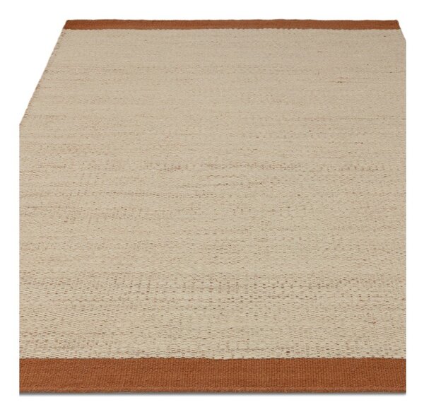 Krémový/v terakotové barvě ručně tkaný vlněný koberec 120x170 cm Lima Rust – Asiatic Carpets