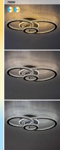 Rabalux 98071392 LED přisazené stropní svítidlo Maziar | 40W integrovaný LED zdroj | 3700lm | 3000-6500K
