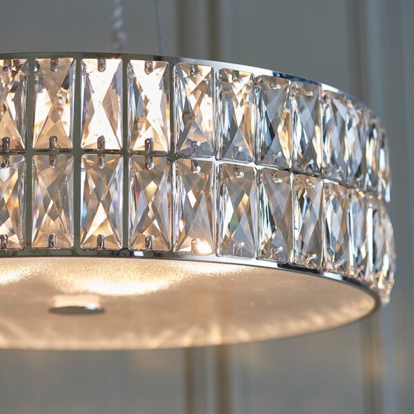 Endon 76513 - LED Lustr na lanku VERINA 5xLED/5W/230V lesklý chrom