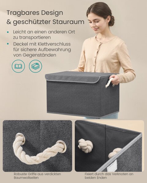 Set stohovatelných boxů RFB050GZ01 (3 ks)