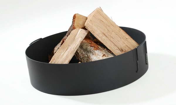 Designové ohniště FUEGO, průměr 58 cm, nerez, stříbrná
