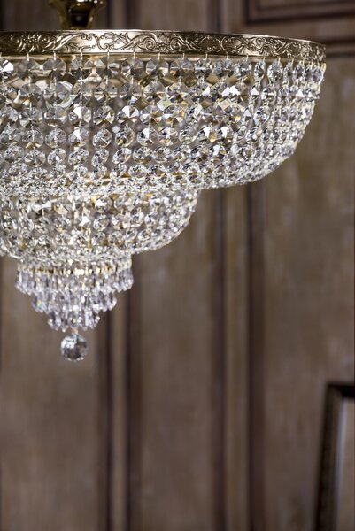 Maytoni Křišťálový lustr PALACE, 14xE27, Ø 80 cm