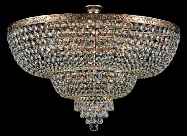 Maytoni Křišťálový lustr PALACE, 14xE27, Ø 80 cm