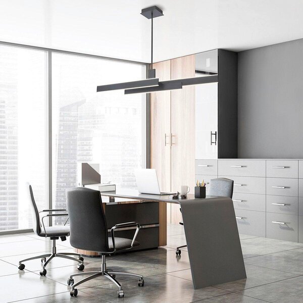 ZÁVĚSNÉ LED SVÍTIDLO, 74 W, 114,5/33/10 cm Elstead Lighting - Online Only svítidla, Online Only