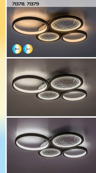 Rabalux 98071378 LED přisazené stropní svítidlo Aranis | 40W integrovaný LED zdroj | 2300lm | 3000-6500K