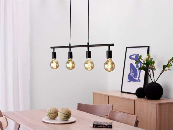 Cottex T1924SV - Lustr na lanku ARC 4xE27/60W/230V