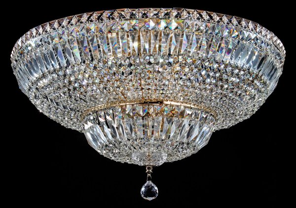 Maytoni Stropní křišťálové svítidlo BASFOR, 16xE14, Ø 60,5 cm