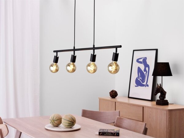Cottex T1924SV - Lustr na lanku ARC 4xE27/60W/230V