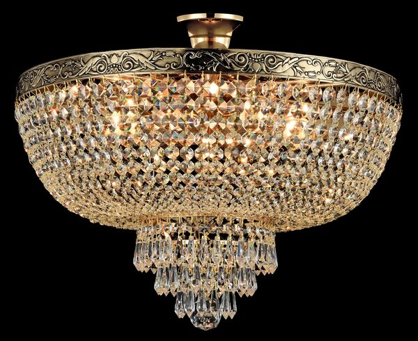 Maytoni Křišťálový lustr PALACE, 5xE27, Ø 50 cm