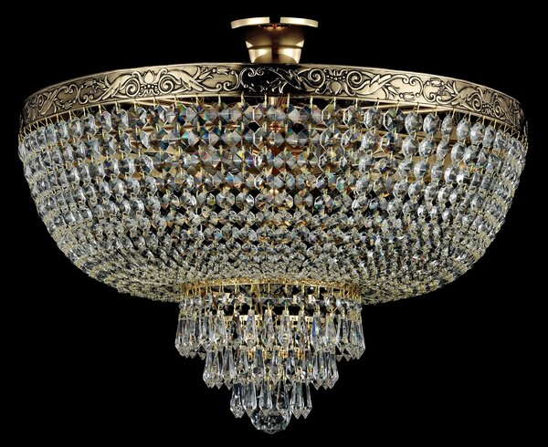 Maytoni Křišťálový lustr PALACE, 5xE27, Ø 50 cm
