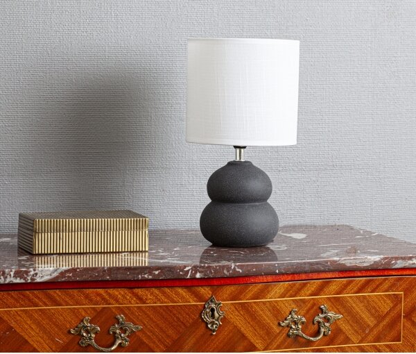 Cottex 8000120-4000 - Stolní lampa LUCIE 1xE14/8W/230V šedá