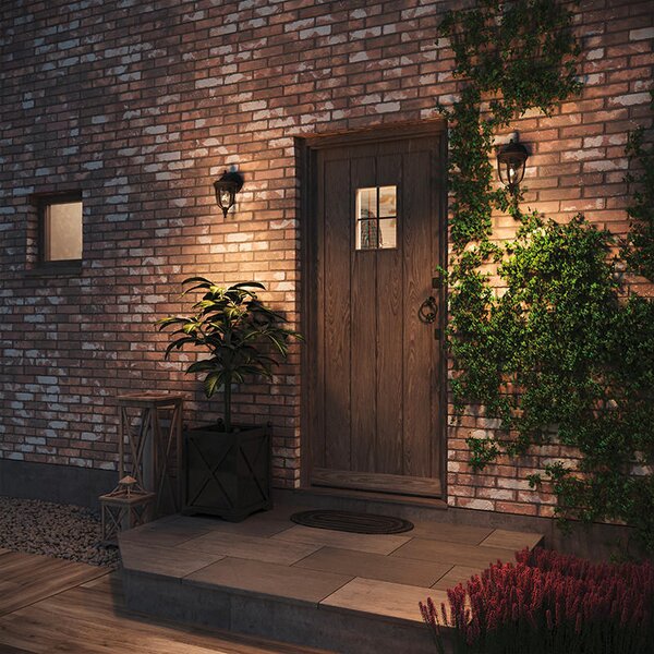VENKOVNÍ NÁSTĚNNÉ SVÍTIDLO, 16.7/32.1/19.1 cm Elstead Lighting - Venkovní nástěnná světla