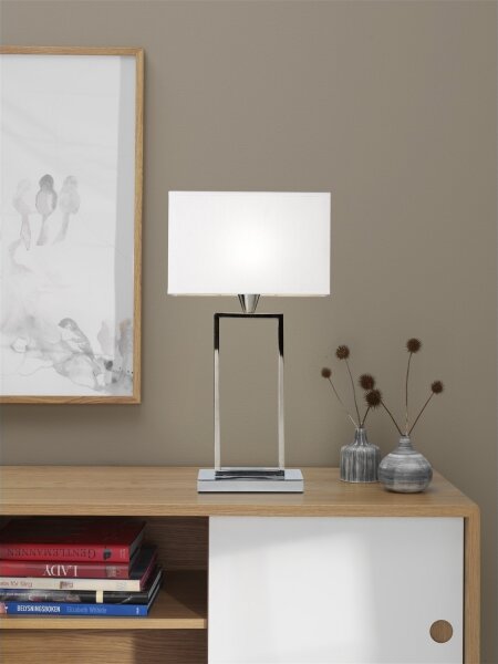 Cottex B2821K - Stolní lampa KENSINGTON 1xE14/40W/230V stříbrná