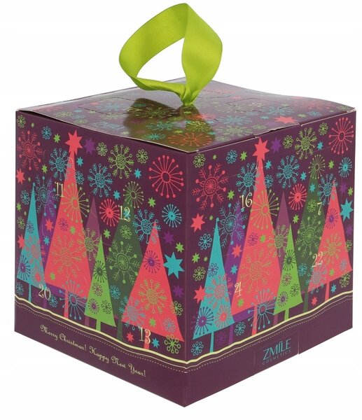 Adventní kalendář Zmile Cosmetics s kosmetikou, vícebarevný