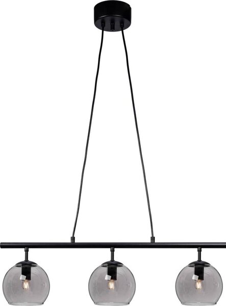 Cottex T2493SVG - Lustr na lanku CAPELLA 3xE14/40W/230V kouřová/černá