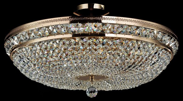 Maytoni Křišťálový lustr OTTILIA, 12xE14, Ø 65 cm