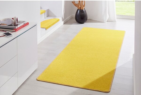 Žlutý běhoun Hanse Home Fancy, 80 x 300 cm