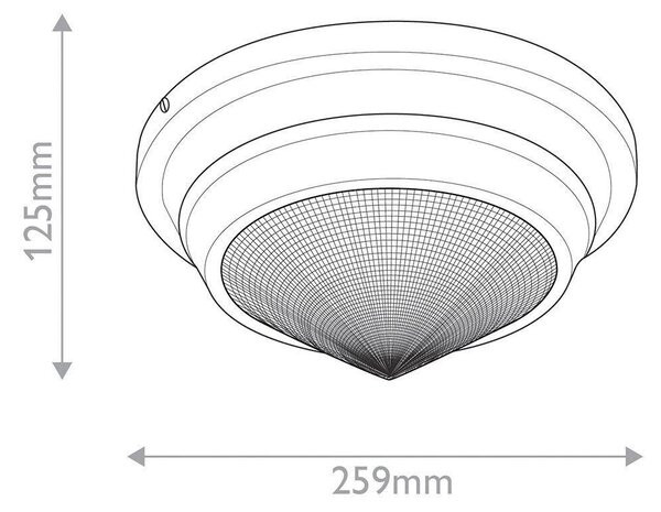 STROPNÍ SVÍTIDLO, 25,9/12,5 cm Elstead Lighting - Stropní svítidla