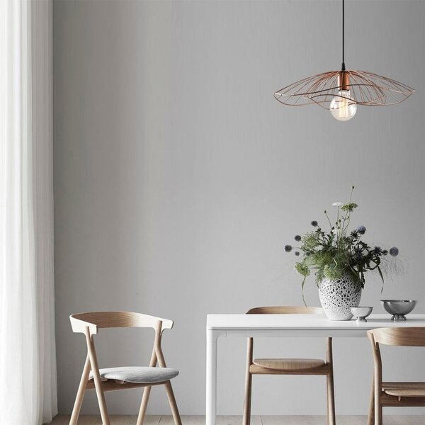 Závěsné svítidlo v měděné barvě ø 50 cm Farac – Opviq lights