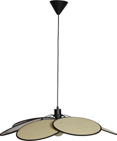 Cottex 8200130-4000 - Lustr na lanku WINF 1xE27/8W/230V béžová/černá