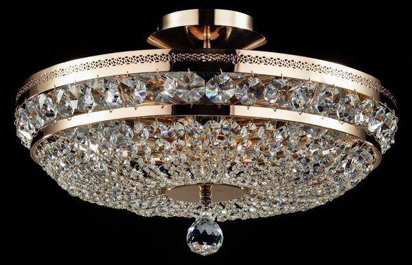 Maytoni Křišťálový lustr OTTILIA, 6xE14, Ø 43,5 cm