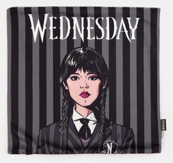 Sinsay - Povlak na polštář Wednesday - černá