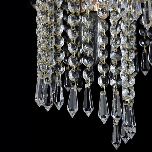 Maytoni Křišťálový lustr CASCADE, 7xE14, Ø 42 cm