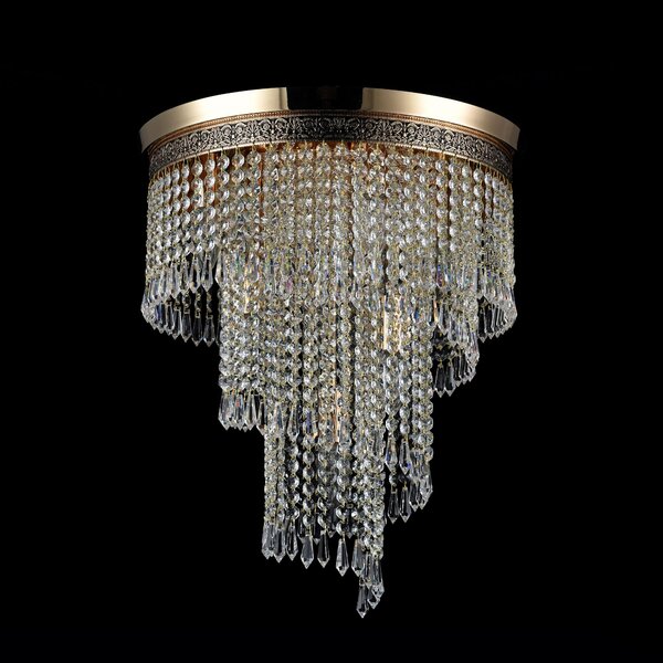 Maytoni Křišťálový lustr CASCADE, 7xE14, Ø 42 cm