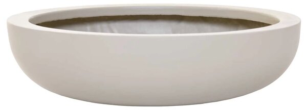 Mísa na květiny PLANA, sklolaminát, průměr 34 cm, krémová