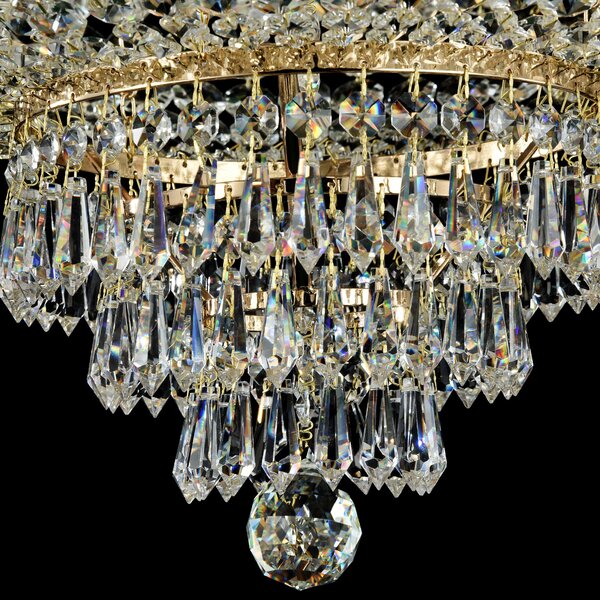 Maytoni Křišťálový lustr PALACE, 18xE27, Ø 100 cm