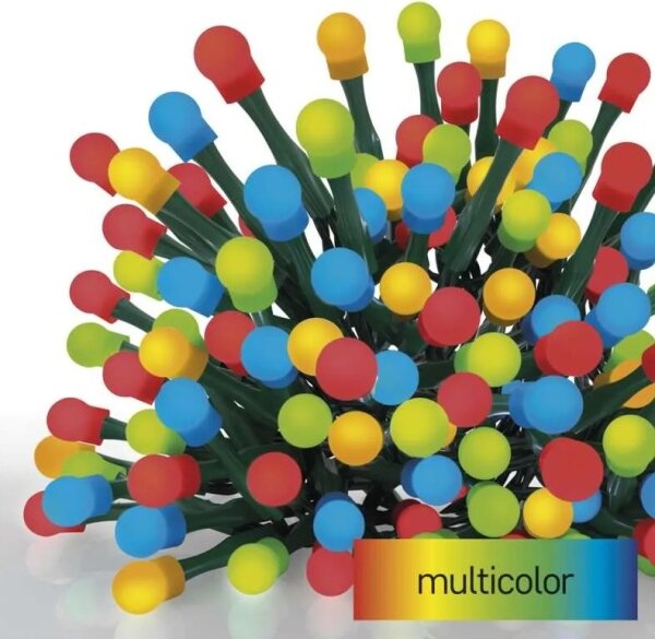 LED Venkovní řetěz 80xLED/8 funkcí 13m multicolor IP44