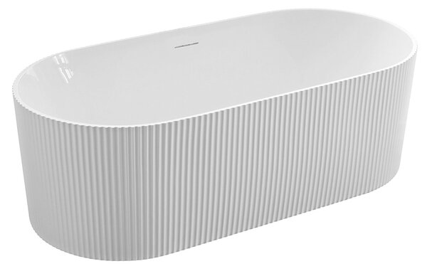 Aqualine Aqualine, TURIA volně stojící vana 170x80cm, bílá, E2780