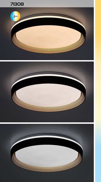 Rabalux 98071308 LED přisazené stropní svítidlo Ladan | 48W integrovaný LED zdroj | 3000lm | 3000-6500K