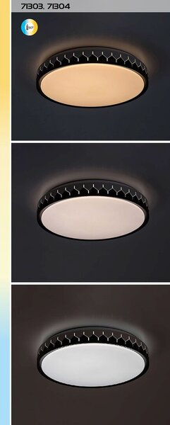 Rabalux 98071303 LED přisazené stropní svítidlo Malin | 24W integrovaný LED zdroj | 1500lm | 3000-6500K