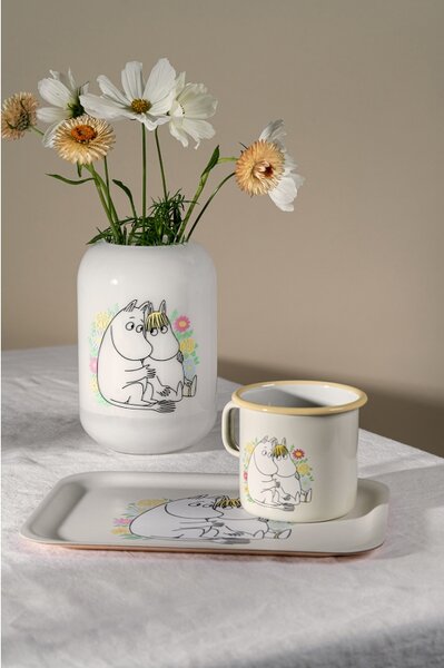 Muurla Váza Moomin Flowers 19cm