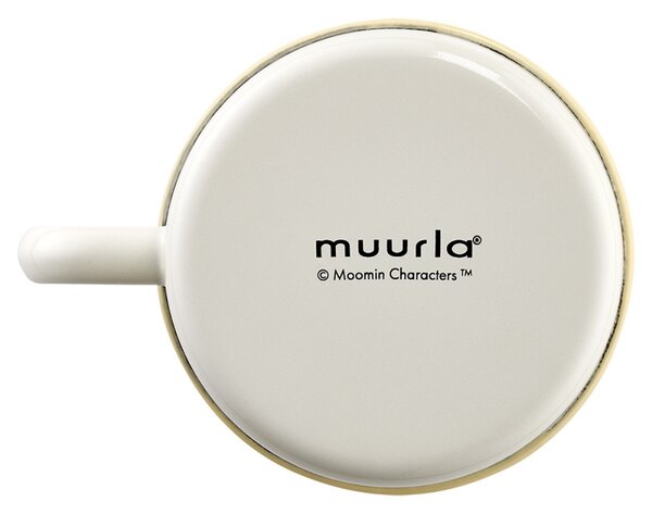 Muurla Hrnek Moomin Flowers 0,55l, smalt / žlutý