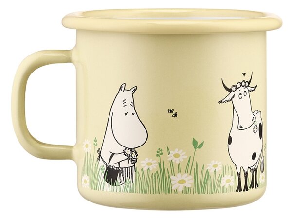 Muurla Hrnek Moomin Meadow 0,25l, smalt / žlutý