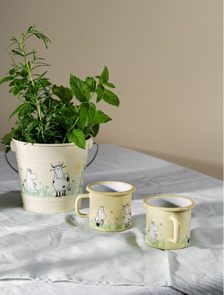 Muurla Hrnek Moomin Meadow 0,25l, smalt / žlutý