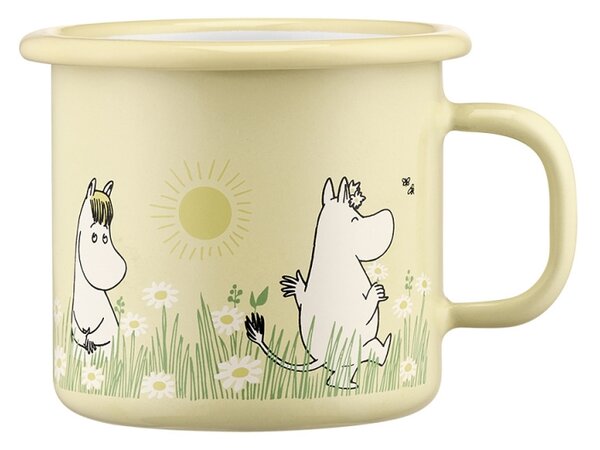 Muurla Hrnek Moomin Meadow 0,25l, smalt / žlutý