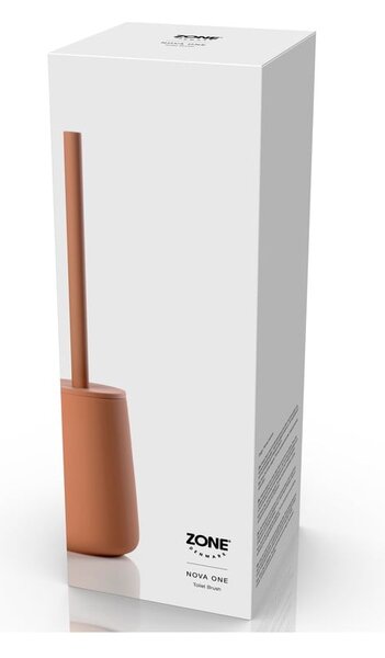 Oranžová kameninová WC štětka Nova One – Zone