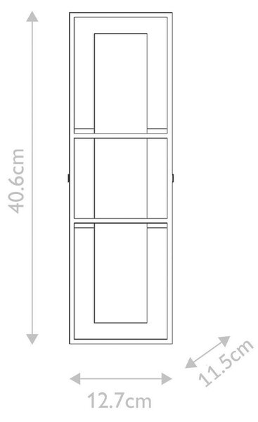 NÁSTĚNNÉ LED SVÍTIDLO, 40,6/12,7/11,5 cm Elstead Lighting - Online Only svítidla, Online Only