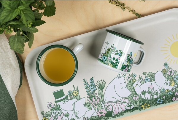 Muurla Podnos Moomin In the garden 43x22cm