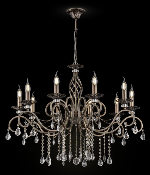 Maytoni Závěsné svítidlo GRACE, 10xE14, Ø 85 cm, v. 64 cm