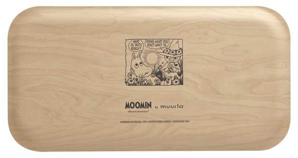Muurla Podnos Moomin In the garden 43x22cm