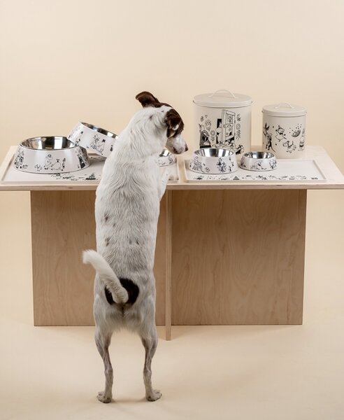 Muurla Set dóz na pamlsky Moomin Pets 2 ks / 80. výročí